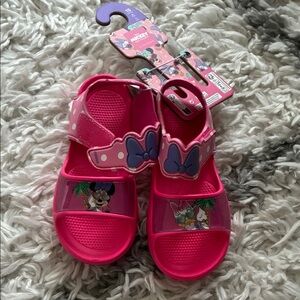 Disney Minnie Mouse Hot Pink Kids Sandals